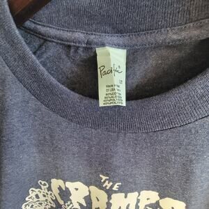 the Cramps  band   t shirt size  mens Large Tall heather navy